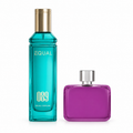 عطر EQUAL 089 بحجم ٢٠٠ مل بجانب زجاجة مرجعية دون شعار