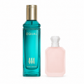 عطر EQUAL 444 بحجم ٢٠٠ مل بجانب زجاجة مرجعية دون شعار